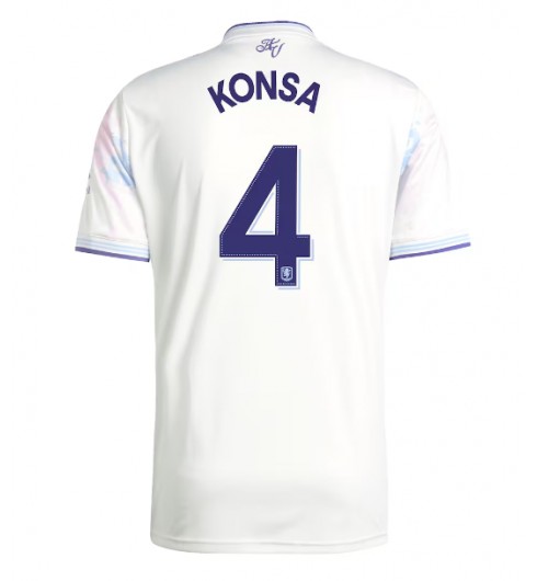 Moške Nogometnih dresov Aston Villa Ezri Konsa #4 Tretji 2025-26 Kratki rokavi Moške Nogometnih dresov Aston Villa Ezri Konsa #4 Tretji 2025-26 Kratki rokavi